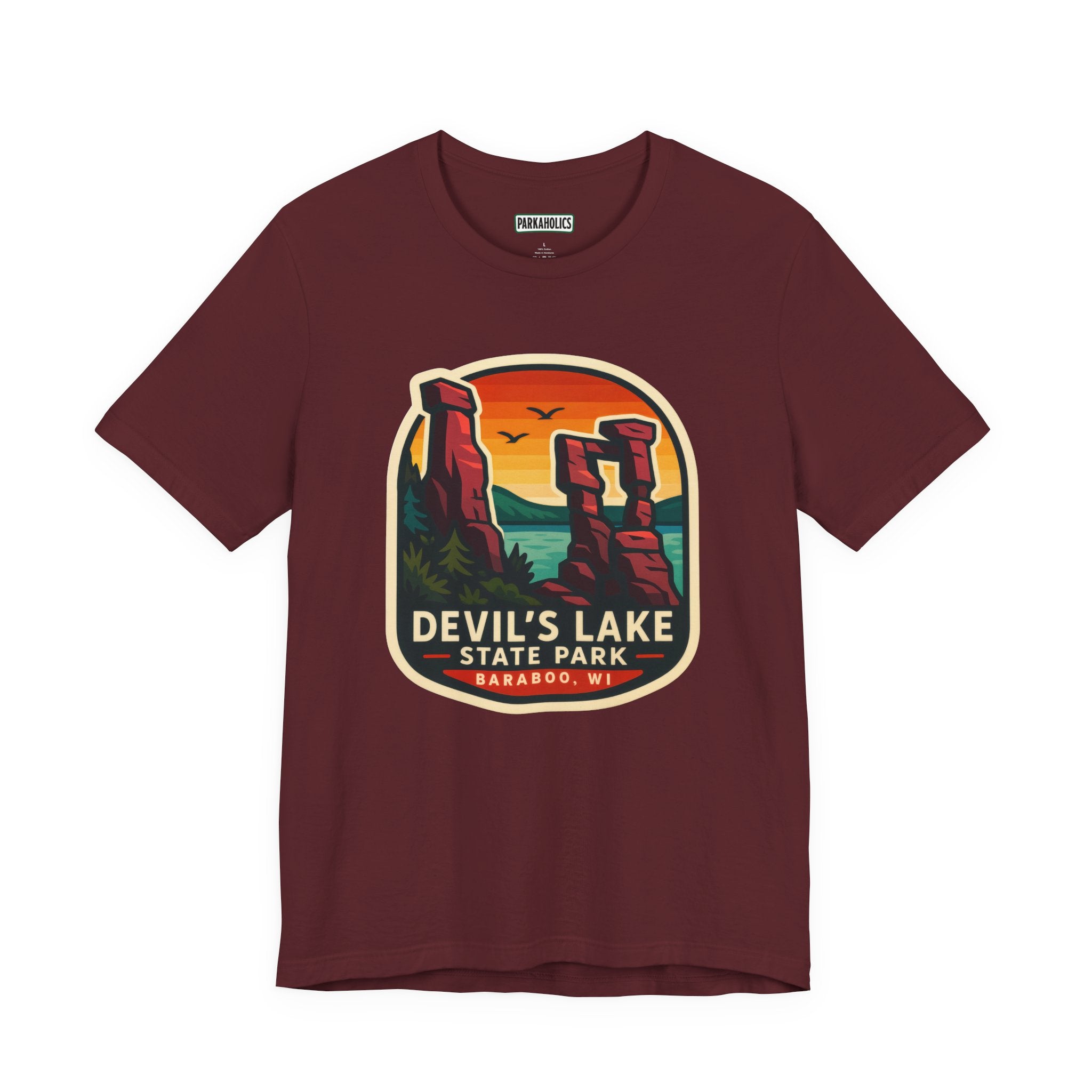 Devil's Lake State Park Graphic Tee — Baraboo Sunset Adventure T‑Shirt